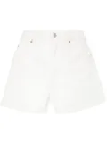 Alexander Wang high-waisted logo cut-out shorts - White