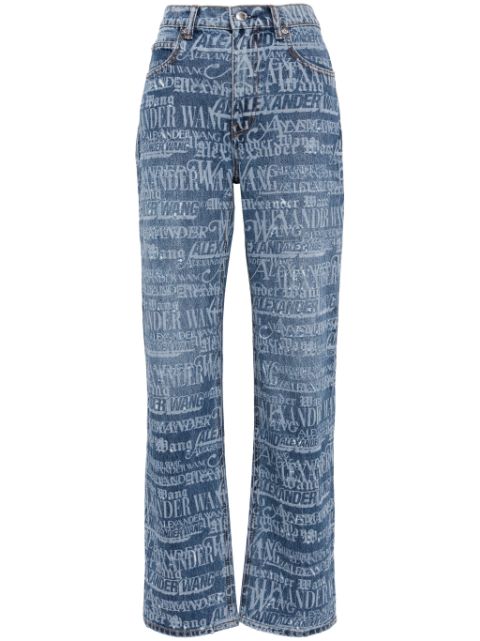 Alexander Wang EZ logo-print jeans Women