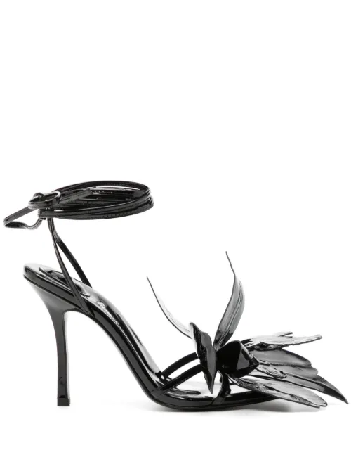 Sandales Leonie 105 mm à fleur appliquée - Alexander Wang - Modalova