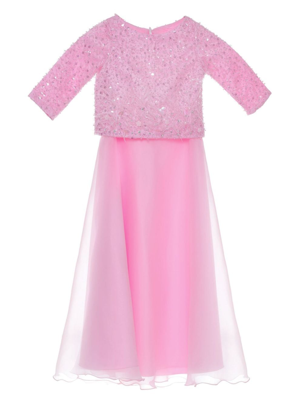 Tulleen Kids' Sequin-embellished Dress In 粉色