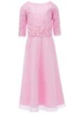 Tulleen sequin-embellished dress - Pink