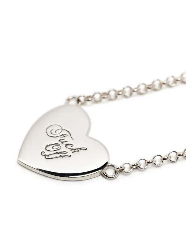 Stolen Girlfriends Club Warm Welcome heart pendant Necklace Silver