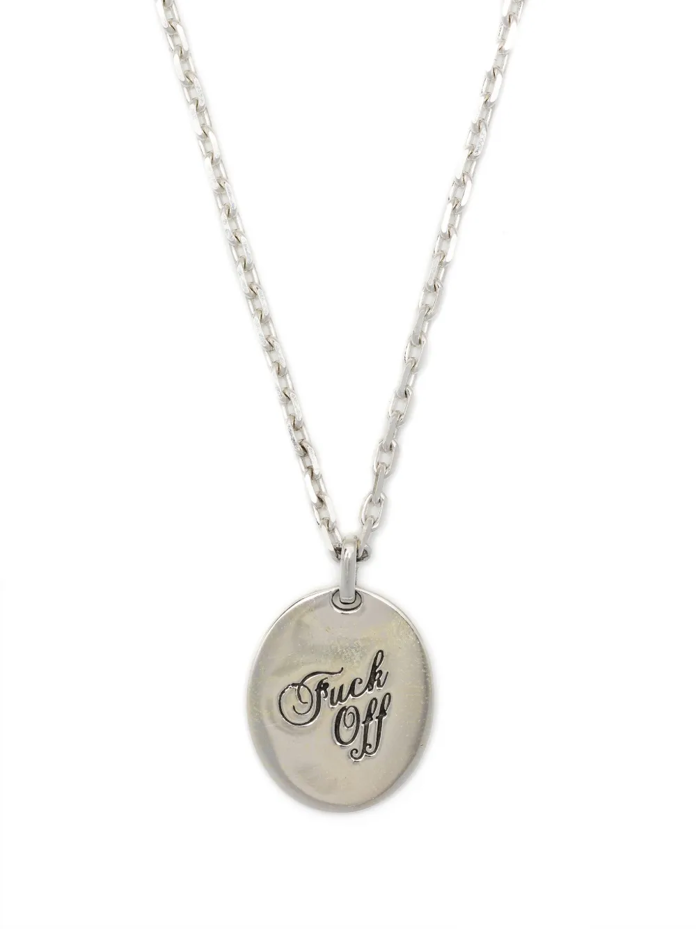 Shop Stolen Girlfriends Club Warm Welcome Pendant Necklace In Silver