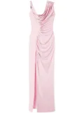 Versace Medusa '95 draped gown - Pink