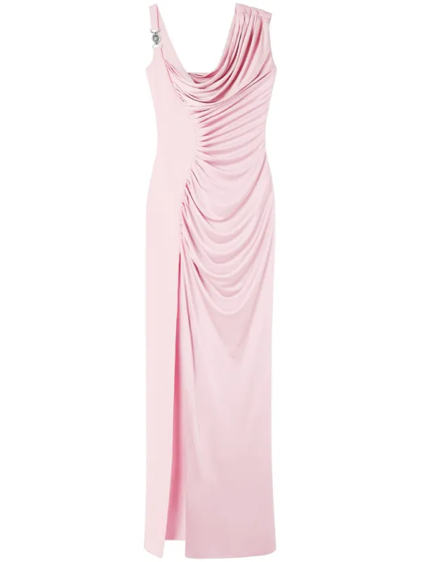 Versace Medusa '95 Draped Gown in Pink
