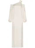 Silvia Tcherassi Ada silk-blend slip dress - White