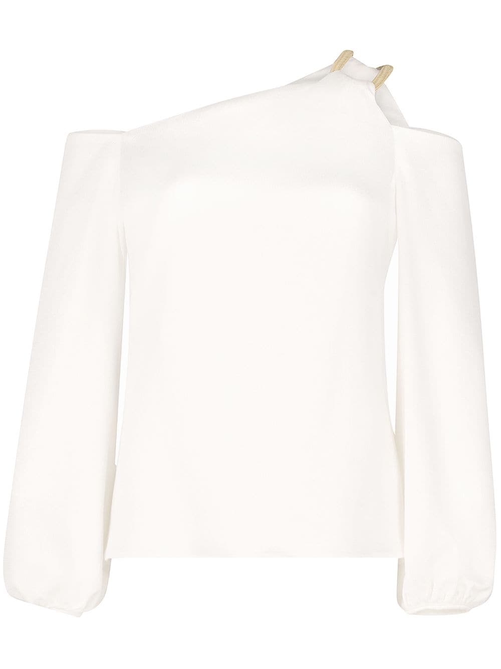 Silvia Tcherassi Barbie One-shoulder Blouse In White