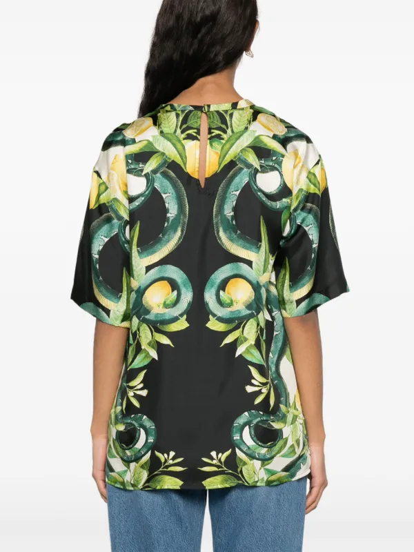 Roberto Cavalli シルク ブラウス | ブラック | FARFETCH JP