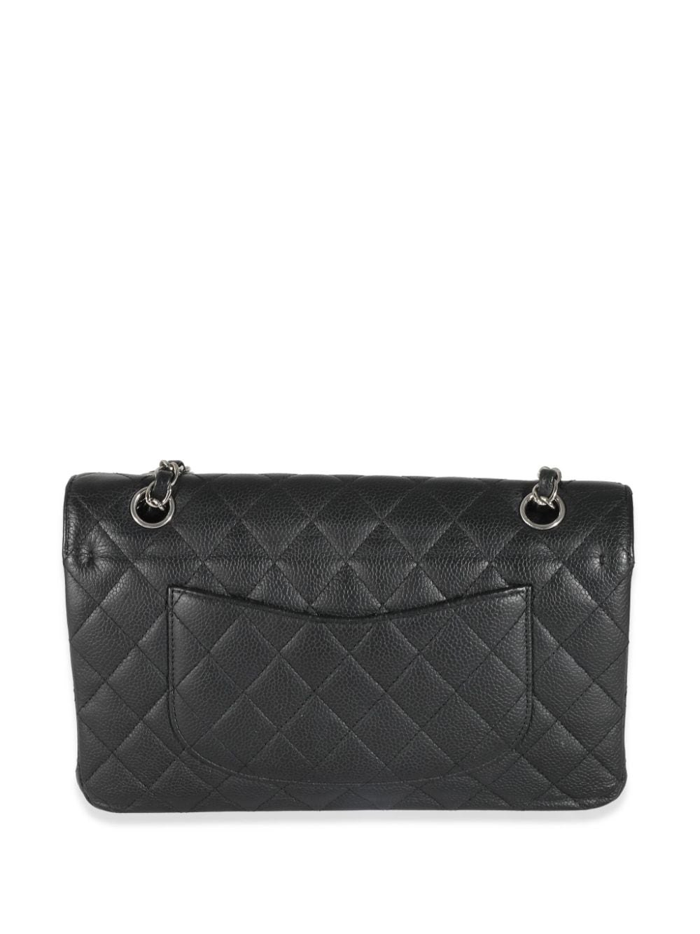 Pre-owned Chanel Classic Double Flap 中号单肩包（2019年典藏款） In Black