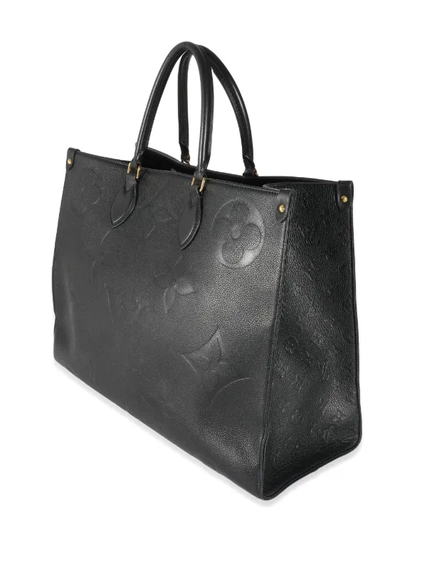 Louis Vuitton Pre Owned 2021 2022 OnTheGo GM Tote Bag Black FARFETCH IE