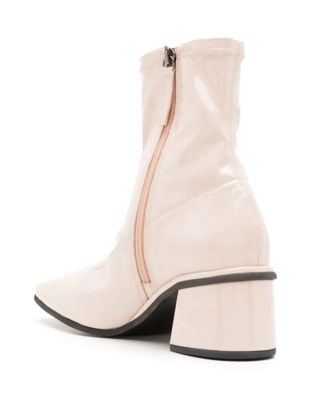Sarah Chofakian Martine 50mm leren laarzen Wit