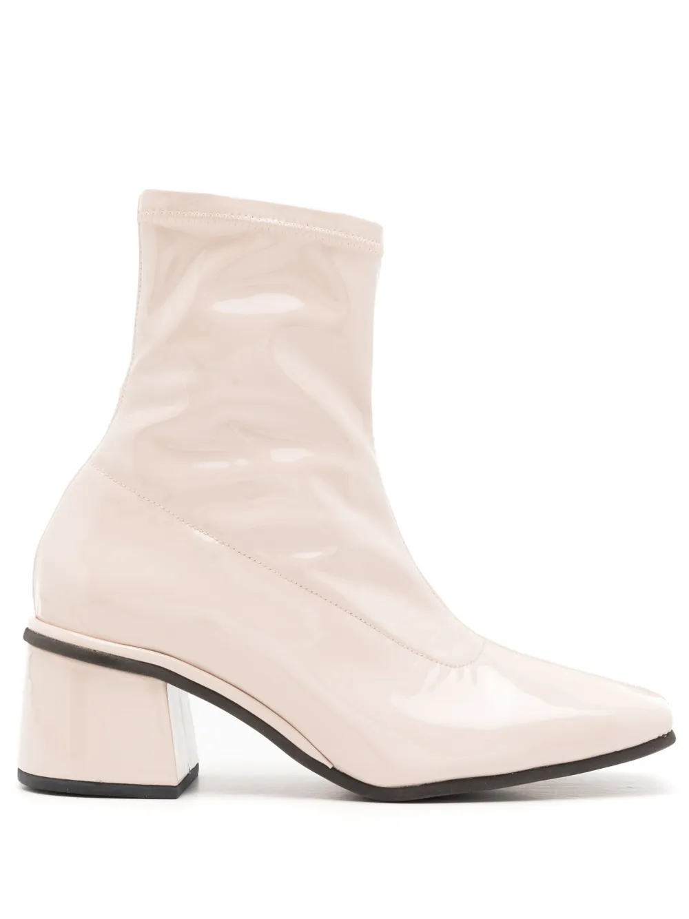 Sarah Chofakian Martine 50mm leather boots | White | Image 1