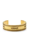 Versace 90s Vintage Logo cuff bracelet - Gold