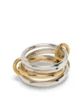 Spinelli Kilcollin 18kt yellow gold and sterling silver Hyacinth rings