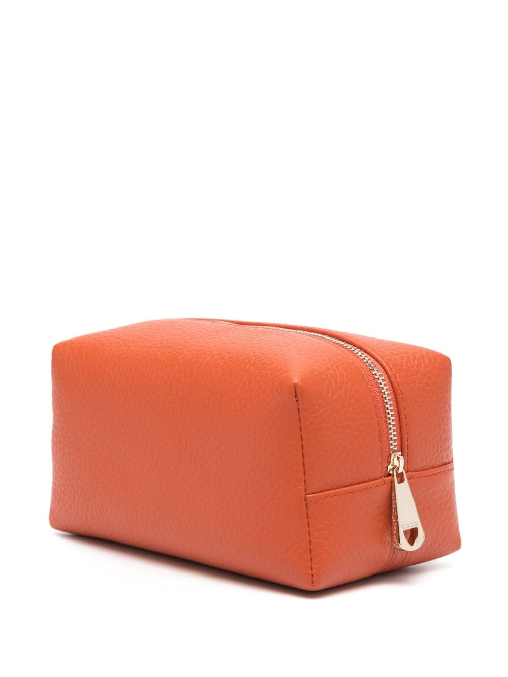 Aspinal Of London small London leather make up bag - Oranje