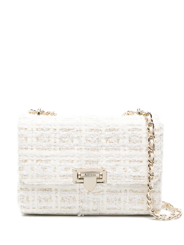 Aspinal Of London Large Lottie Shoulder Bag White FARFETCH