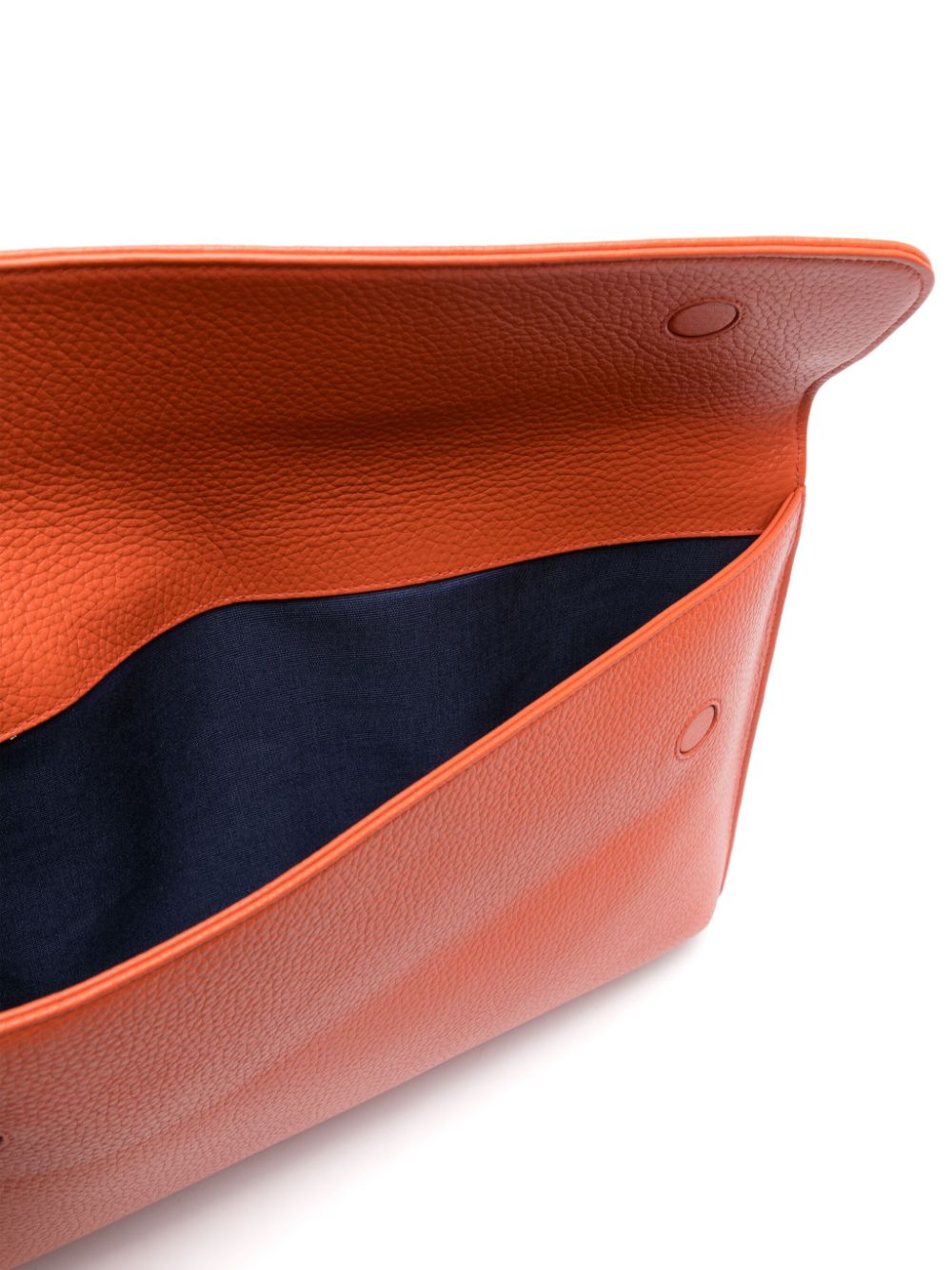 Shop Aspinal Of London Leather Laptop Bag 25cm X 38cm In Orange