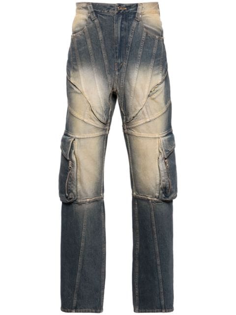 JUNTAE KIM Corset cargo jeans