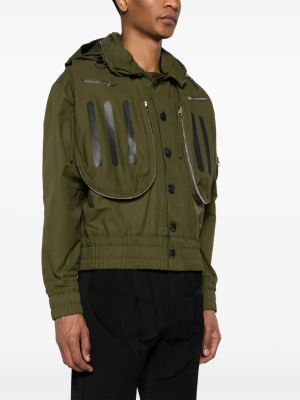 JUNTAE KIM multi-pocket Hooded Jacket | Green | FARFETCH