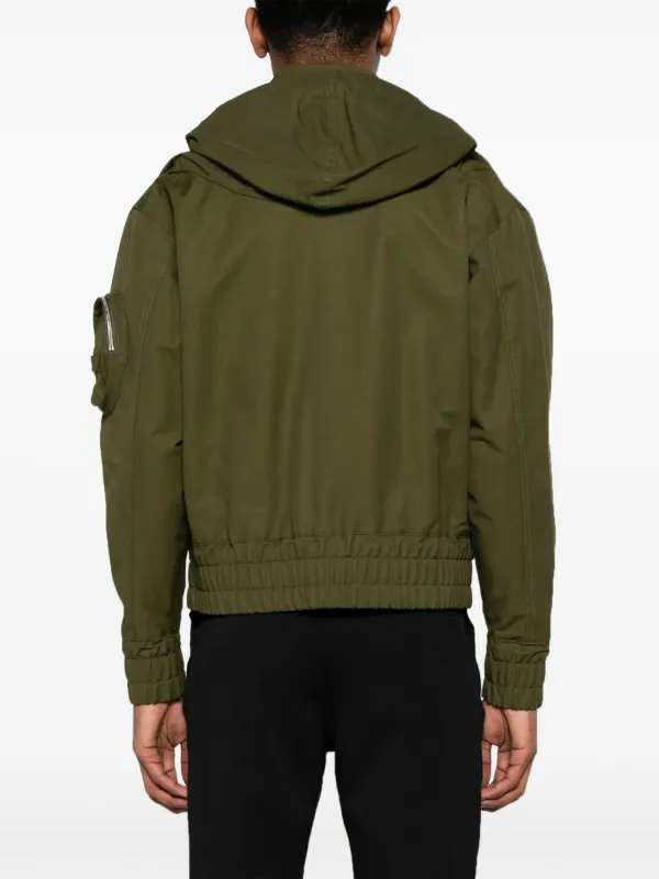 JUNTAE KIM multi-pocket Hooded Jacket | Green | FARFETCH
