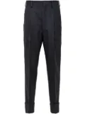 Prada wool tailored trousers - Blue