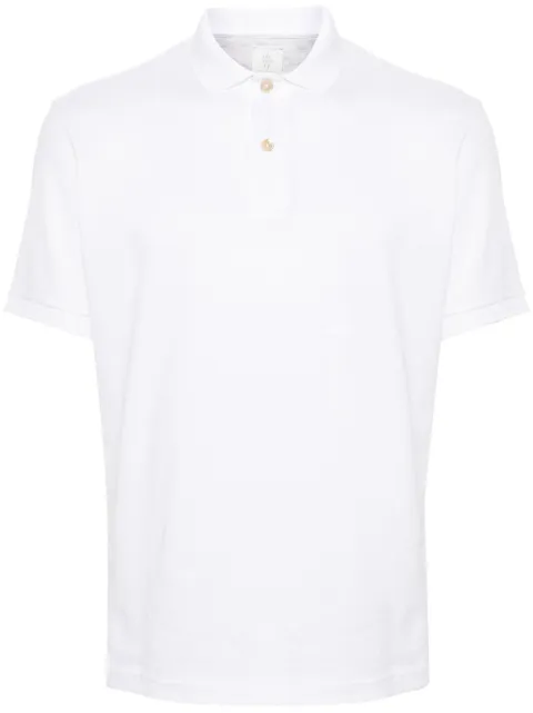 Eleventy fine-knit cotton polo shirt