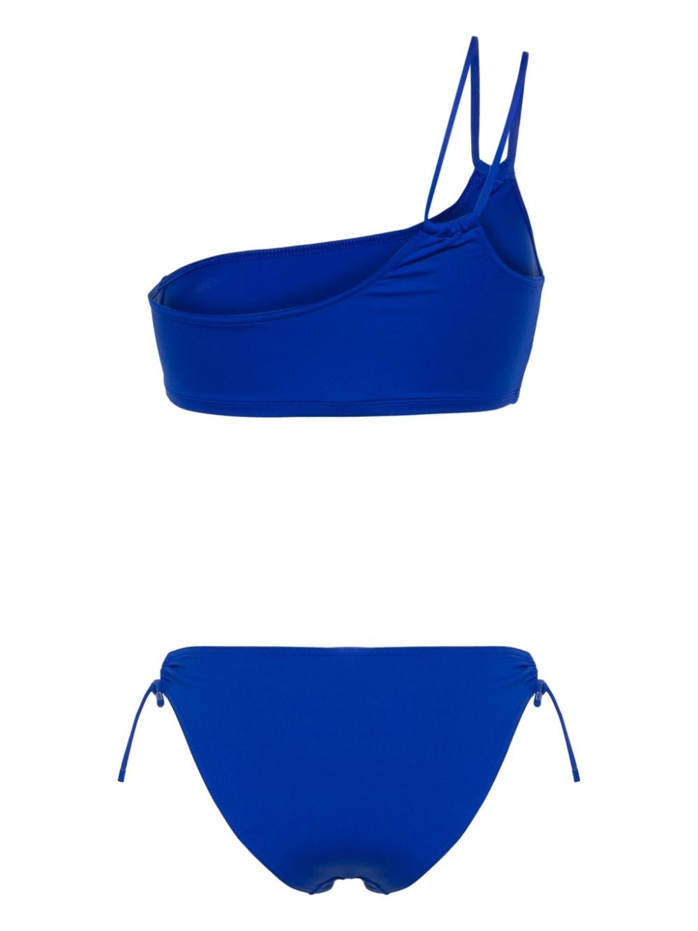 Shop Eres Bass Java Asymmetric Bikini Set In Blue