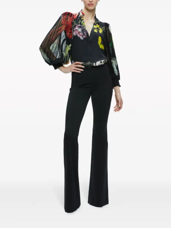 Alice + Olivia Ilan floral-print Blouse - Farfetch