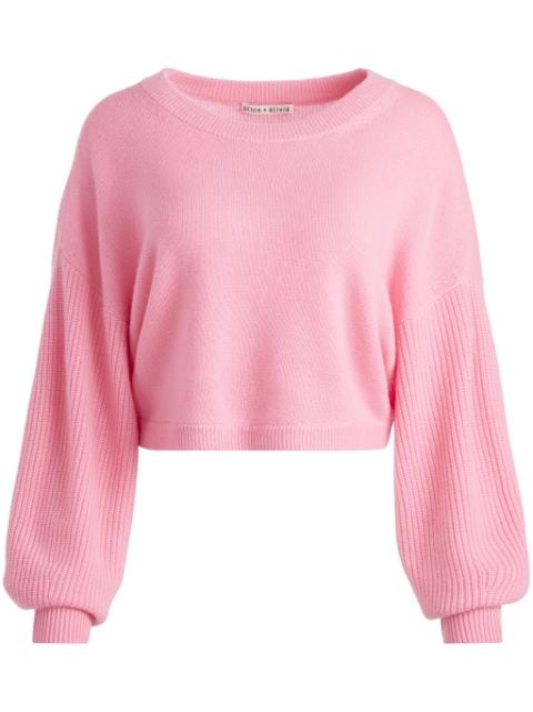 alice + olivia Posey cropped jumper
