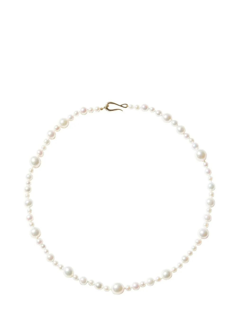 Mizuki Bubble パール ネックレス 14Kイエローゴールド - ゴールドトーン Mizuki Bubble パール ネックレス 14Kイエローゴールド - ゴールドトーン