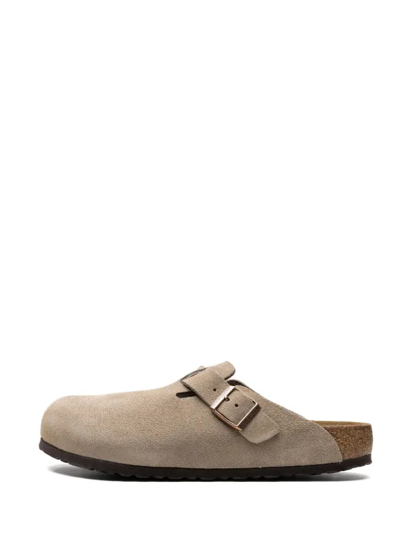 Birkenstock Boston スエード クロッグサンダル | ニュートラル
