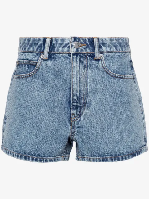 Alexander Wang Shorty embellished denim shorts