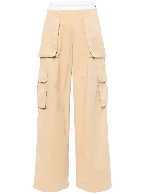 Alexander Wang pantalones cargo con tiro medio