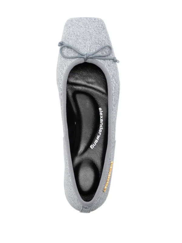 【Alexander Wang】Ballerina 'Billie' Alexander Wang Billie Leather Ballerina Shoes | Blue | FARFETCH