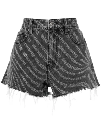 【Alexander Wang 】Bite high-rise shorts Alexander Wang Bite High Rise Short in Pebble Bleach | REVOLVE