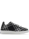 Burberry Box checked sneakers - Black