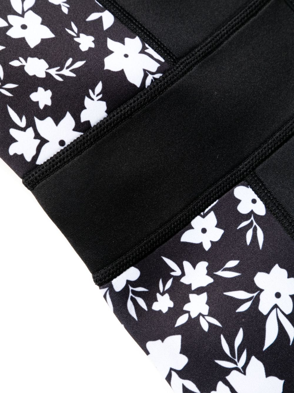 Shop Duskii Tank Spring Floral-print Swimsuit In Black