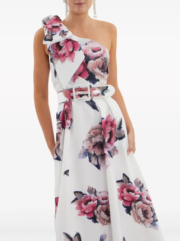 rebecca vallance one shoulder dress Rebecca Vallance Aveline One-shoulder Gown