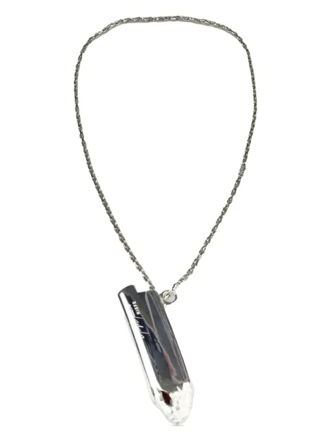 Yohji Yamamoto collar con dije de granate