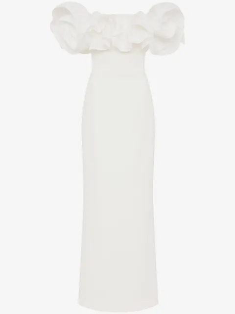 Rebecca Vallance Tessa ruffled gown