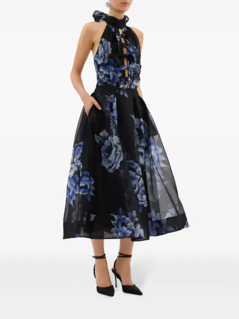 Rebecca Vallance Florentine floral-print silk-chiffon dress RVBR1308 - 3