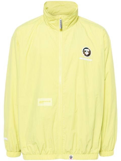 AAPE BY *A BATHING APE logo-applique zip-up jacket Men