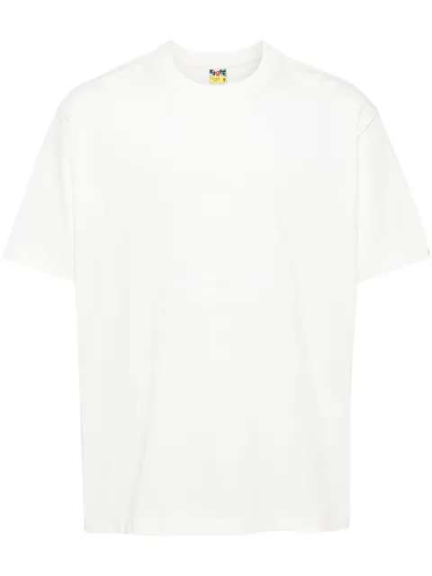 A BATHING APE® playera con logo estampado