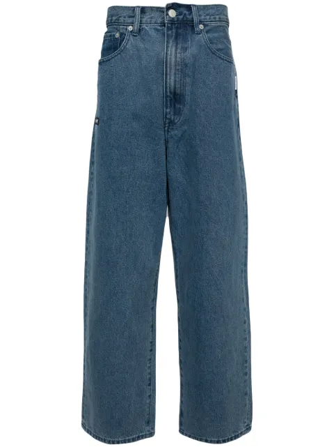 izzue jeans rectos con tiro alto