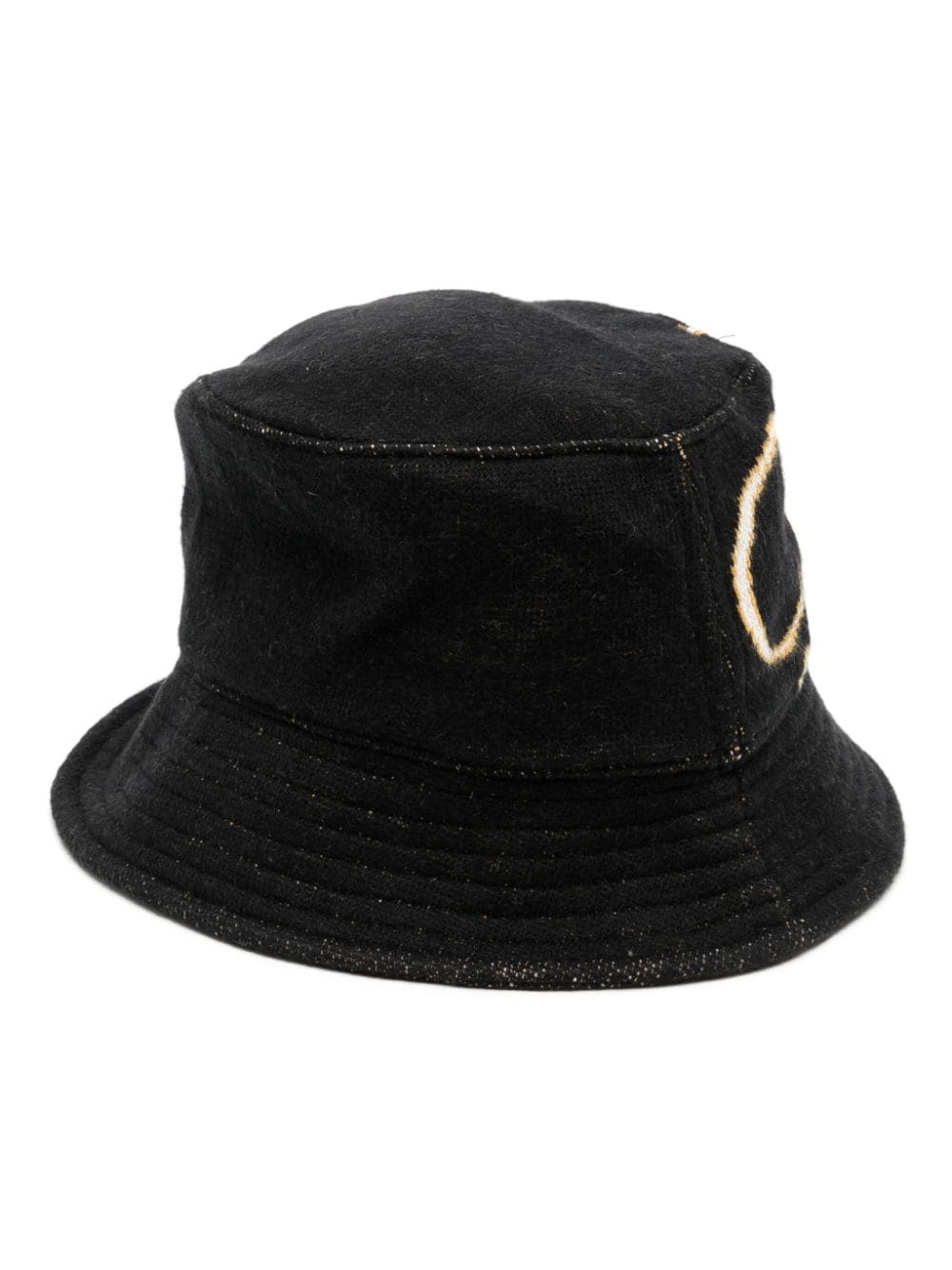Rhude Script Bucket Hat In Black