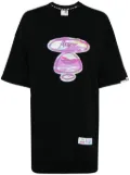 AAPE BY *A BATHING APE® sequin-detail cotton-blend T-shirt dress - Black