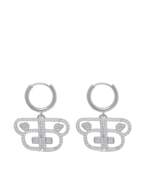 Boucles d'oreilles serties de cristaux - BAPY BY *A BATHING APE® - Modalova