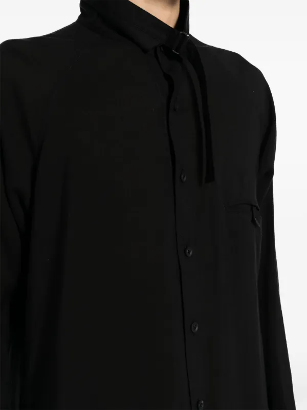 人気特価をすべて Yamamoto Yohji ロングライン ブラック | ハイネックシャツ トップス