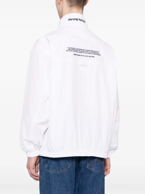 AAPE BY *A BATHING APE® ジップアップ ジャケット | ホワイト