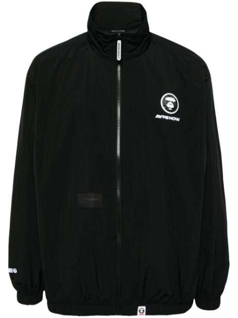 AAPE BY *A BATHING APE logo-applique zip-up jacket Men